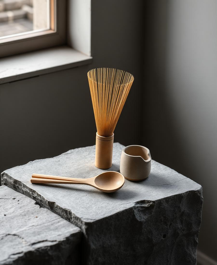 Takayama Chasen — 80-prong bamboo whisk